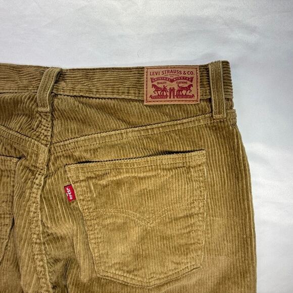 Levi’s 511 Slim Fit Corduroy Pants Brown Mid Rise Stretch Casual Classic W31L30 - Picture 7 of 15